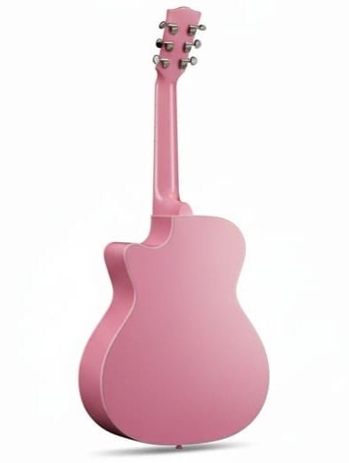 dfghjmn, Guitarra Yamaha rosa