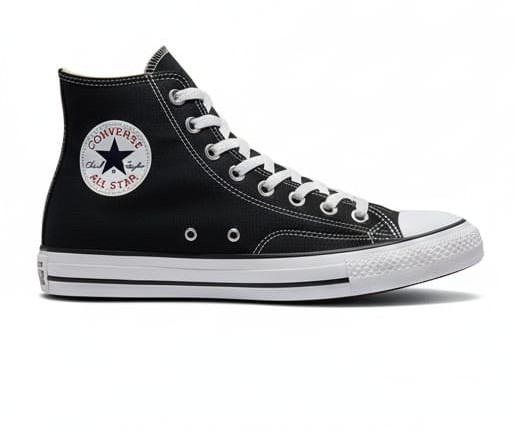 Tennis converse negros de bota