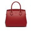 Bolsa roja de cuero