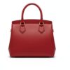 Bolsa roja de cuero