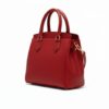 Bolsa roja de cuero